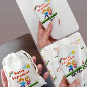 Mutlu Bayramlar Mendili ve Kesesi- isme özel seçeneği ile atolyemery.com