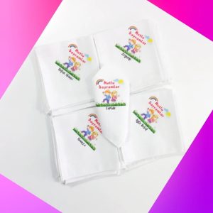 Mutlu Bayramlar Mendili- isme özel seçeneği ile atolyemery.com